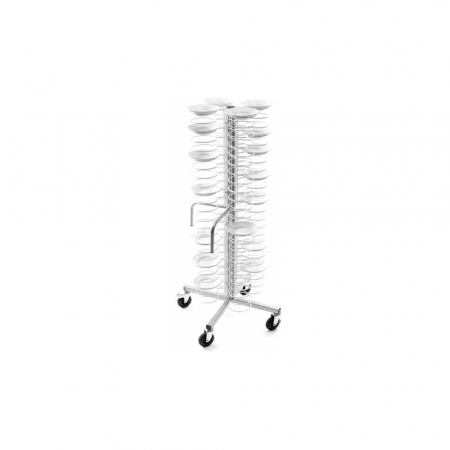 Carucioare farfurii - Suport pentru 96 farfurii, Ø 18/23cm, 600x600x1730(h) mm, CA1438