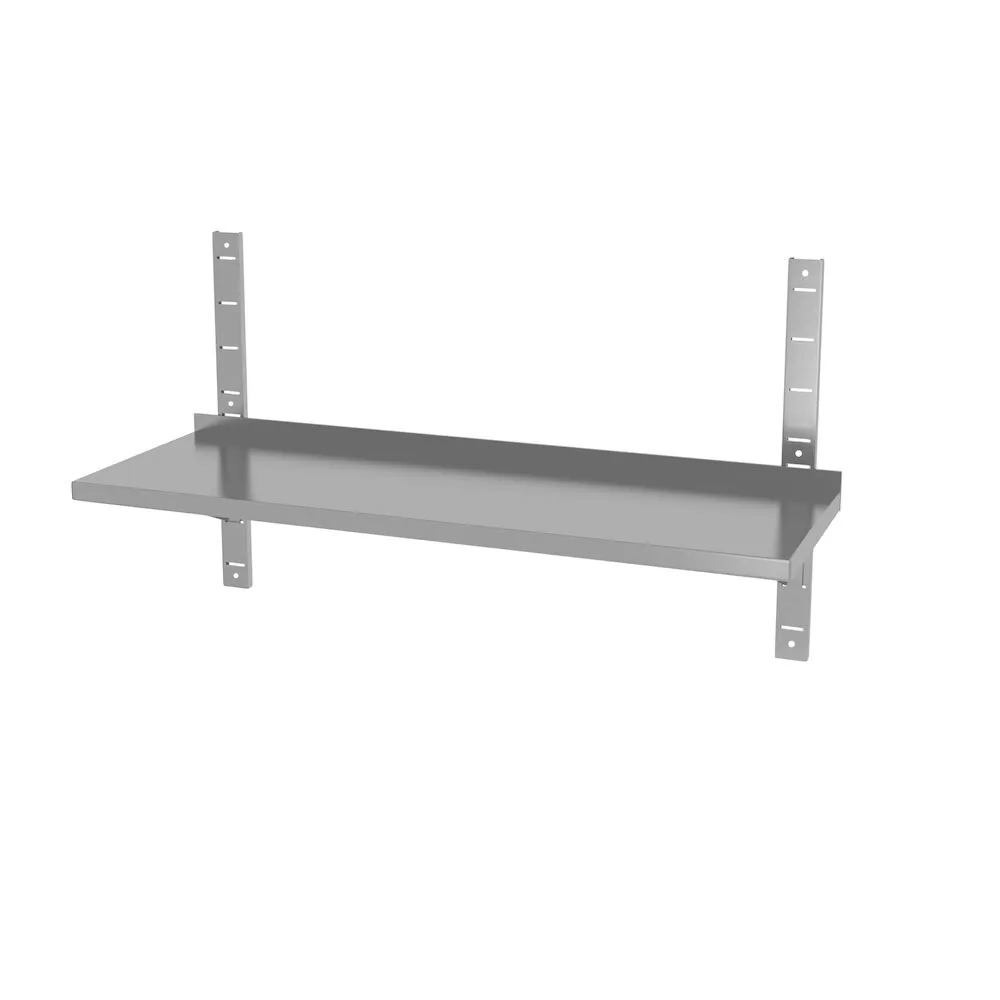 Rastele inox depozitare - Suport perete ajustabil, inox, 1200x300x600mm