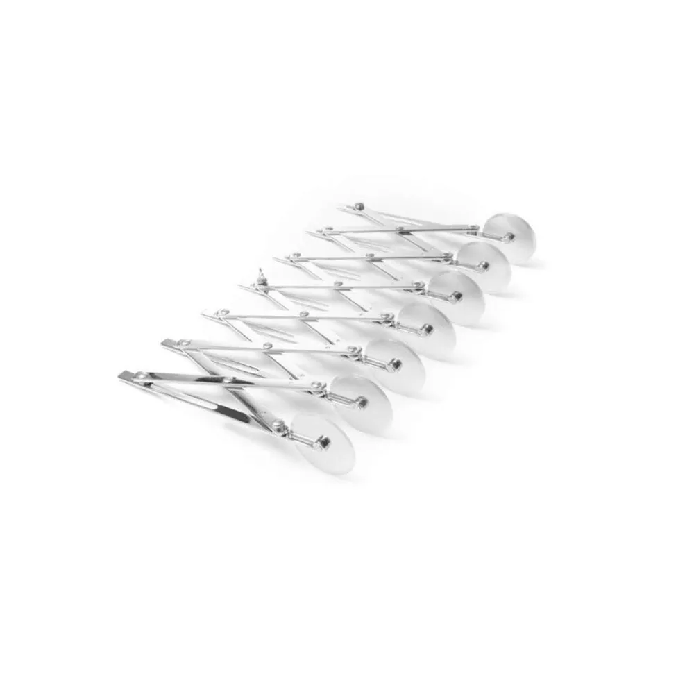 Accesorii patiserie-cofetarie - Taietor aluat profesional cu 7 role, inox, 222x80 mm