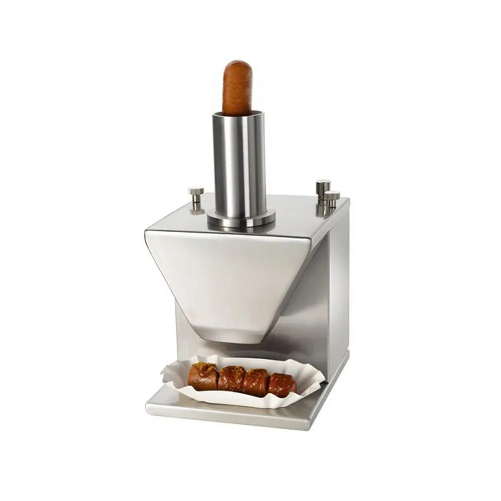 Aparate de hotdog - Taietor electric pentru carnati, 135W, cu lama dubla