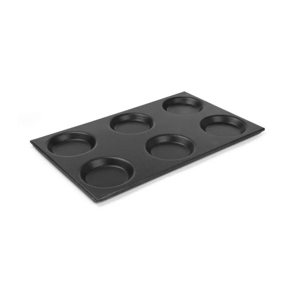Accesorii fast food - Tava aluminiu GN 1/1, 6 forme, strat antiaderent