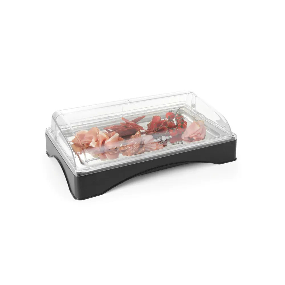 Autoservire - Tava de racire cu capac roll-top, pentru display, 555x357x175mm