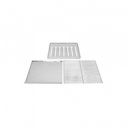 Accesorii fast food - Set pentru gratar: grilaj, tava de picurare, capac, SETGGB