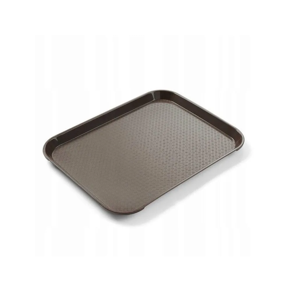 Accesorii fast food - Tava fast food maro, polipropilena, 265x345 mm