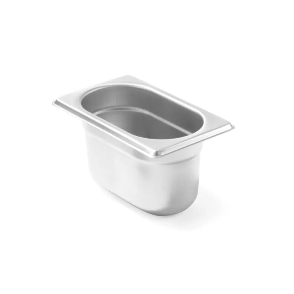Cuve inox - Tava Gastronorm GN 1/9 Budget Line, inox, 0.6L, adancime 65mm