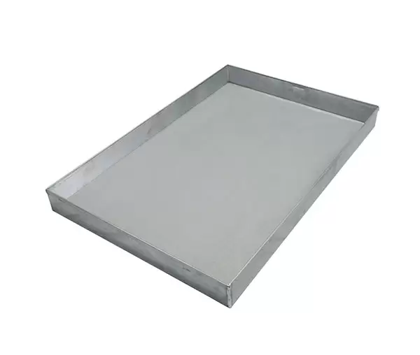 Tavi de copt profesionale - Tava pentru copt 600x400x40 mm cu 4 margini de 90 grade, aluminiu neperforata, grosime 1,5 mm