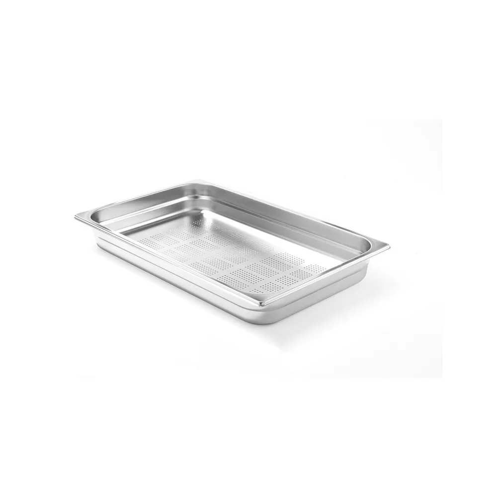 Tavi gastronomice inox - Tava perforata Gastronorm GN 1/1 Profi Line, inox, 8.6L, 65mm