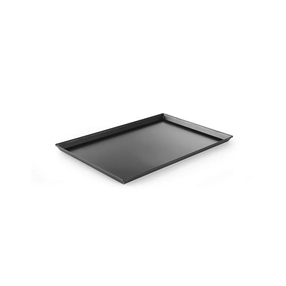 Echipamente Pizza - Tava pizza patrata, 600x400x25 mm, otel, distributie caldura