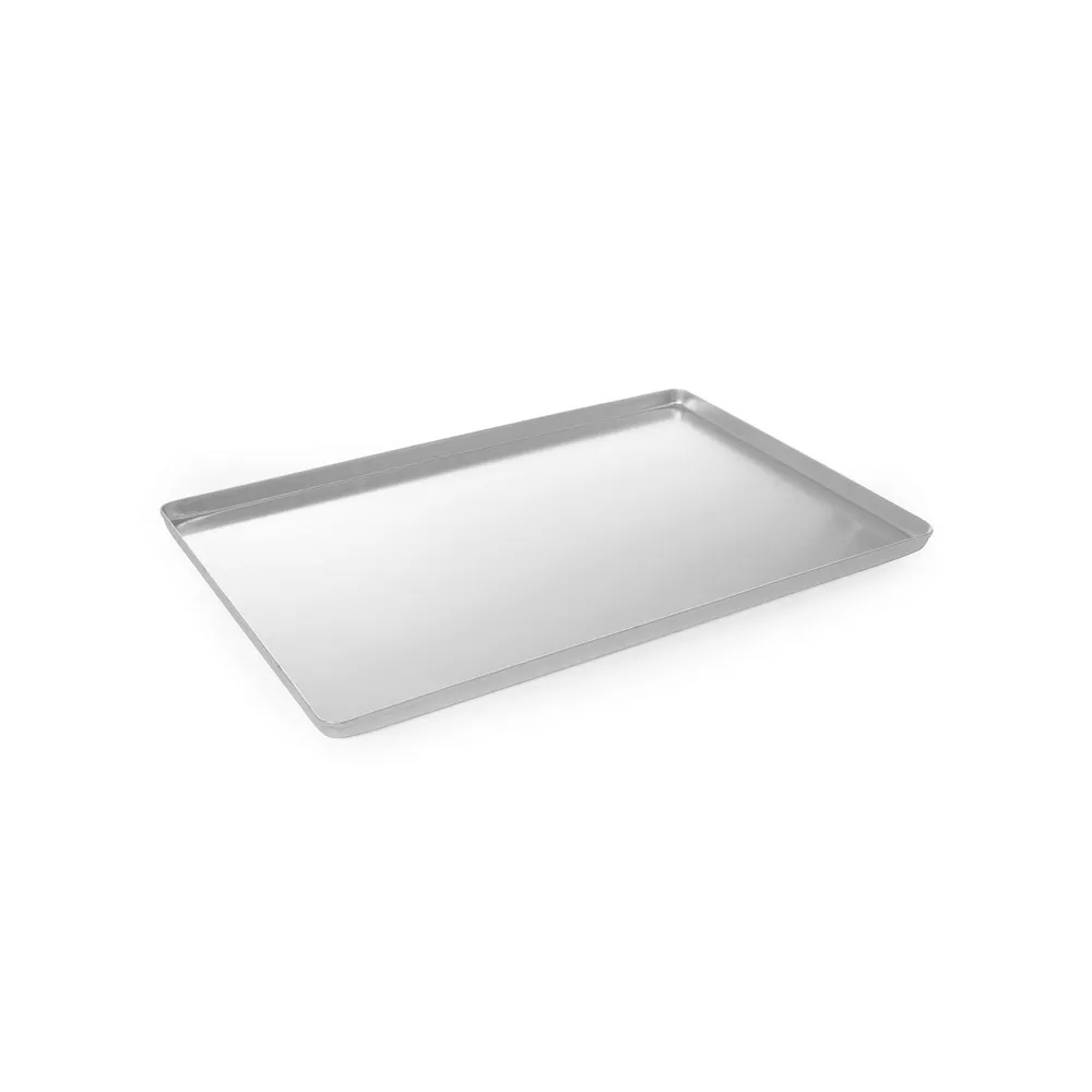Tavi de copt profesionale - Tava prezentare argintie, aluminiu, 300x200x20mm