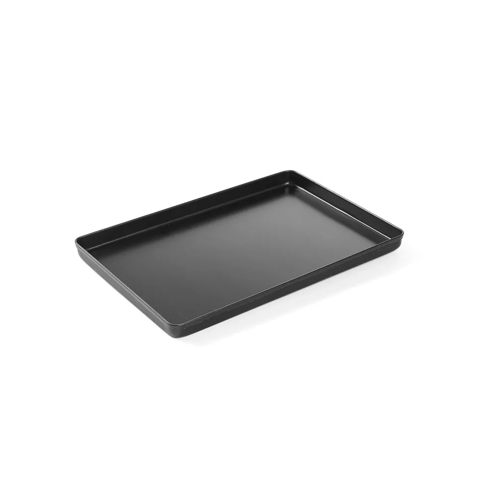 Tavi de copt profesionale - Tava prezentare neagra, aluminiu, 300x200x20mm
