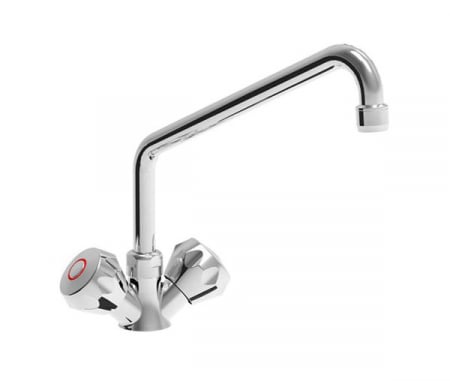 Accesorii spalatoare - Baterie mixare cu doi robineti, 250mm