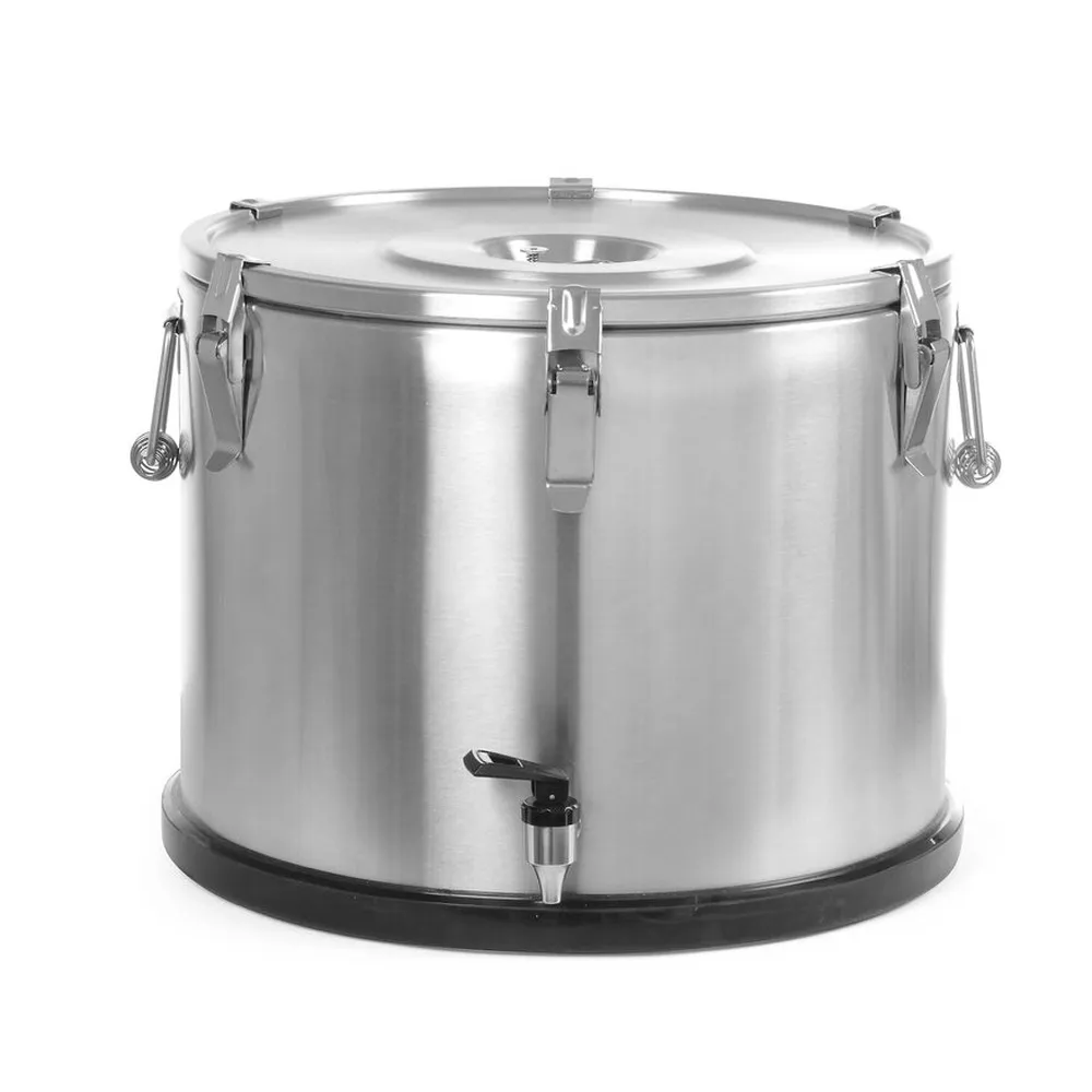 Autoservire - Termos catering inox, 50 l, 480x380 mm, cu robinet