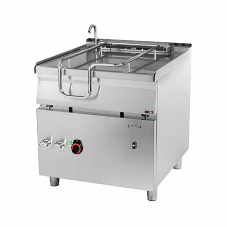 Linia 900 - Tigaie basculanta 80 litri electrica cu rabatare motorizata, 800x900x900 mm, 15 kW, linia 900, BRM90/80E/N