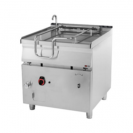 Linia 900 - Tigaie basculanta 80 litri gaz cu rabatare motorizata, 800x900x900 mm, 22 kW, linia 900, BRM90/80G/N