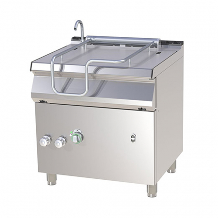 Bucatarie calda - Tigaie basculanta electrica 50 litri inclinare motorizata, 10,5 kW, linia 700, BRM780E/N