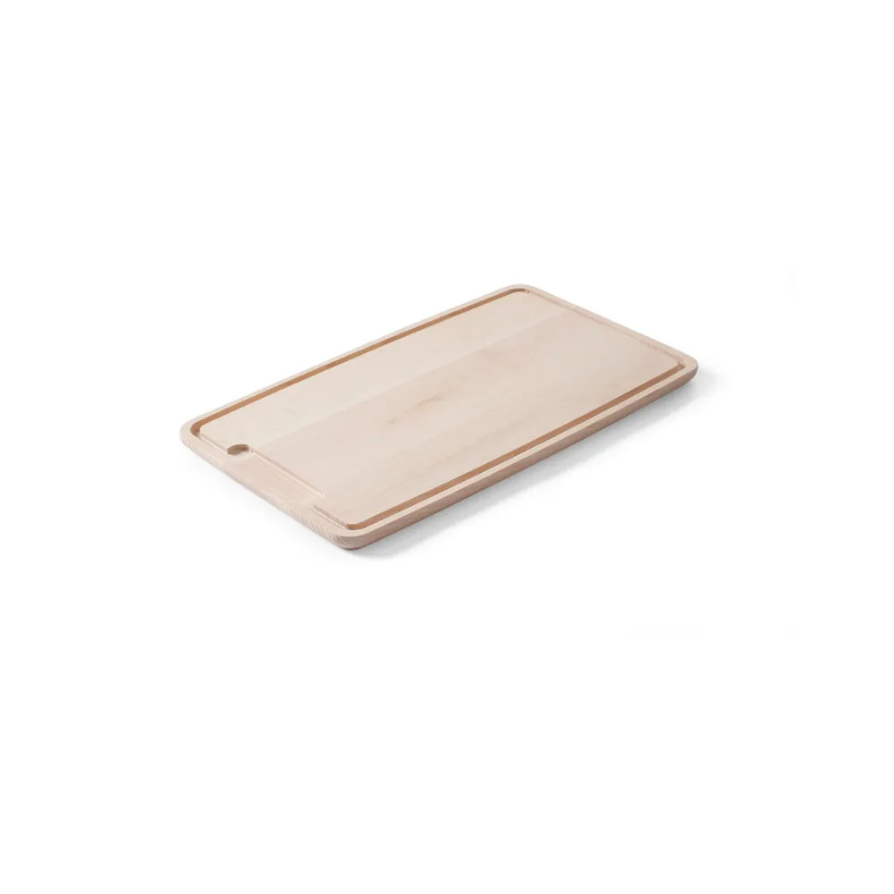 Tocatoare bucatarie - Tocator masiv lemn fag, 390x230 mm, cu sant de scurgere