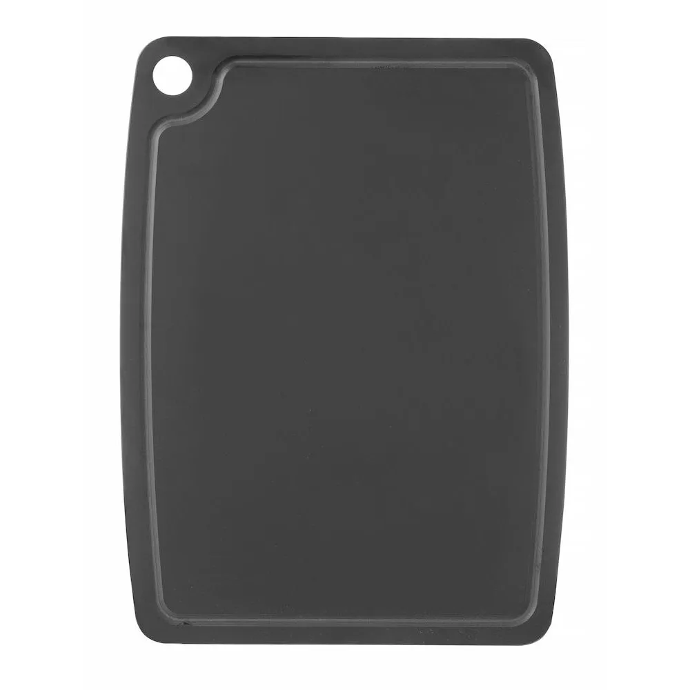 Tocatoare bucatarie - Tocator negru fibre de lemn, 300x235 mm, picioare antialunecare