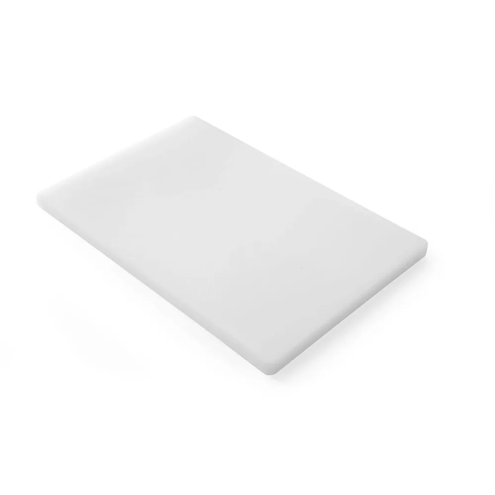 Tocatoare bucatarie - Tocator polietilena alb, 450x300x20 mm, anti-alunecare