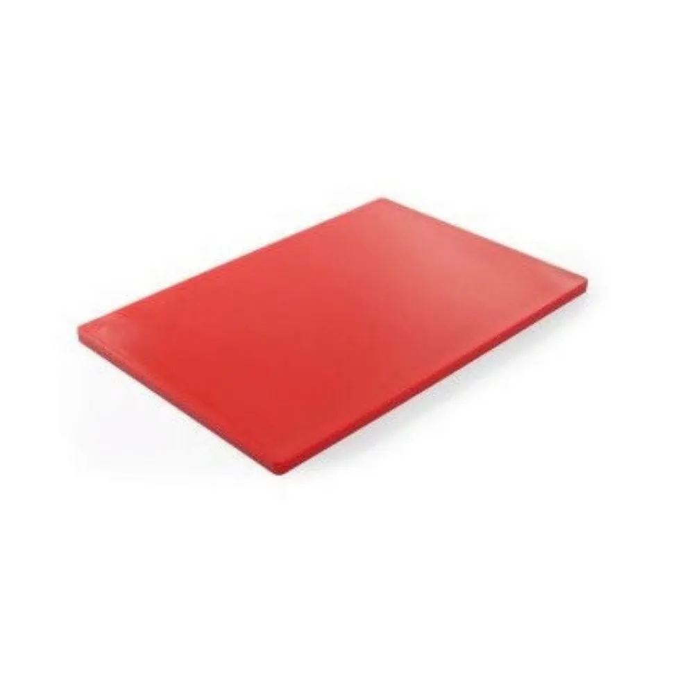 Accesorii - Tocator rosu 600x400x18mm, polietilena, HACCP carne cruda
