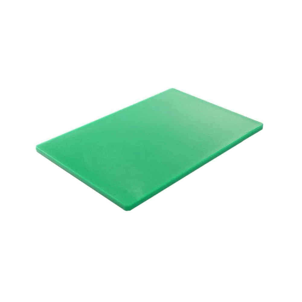 Accesorii bucatarie - Tocator verde 450x300mm, polietilena, HACCP fructe si legume