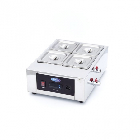 Bar si Terasa - Topitor ciocolata 4xGN 1/6 inox, reglaj digital temperatura