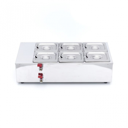 Topitor ciocolata 6xGN 1/6 inox, control digital, 1500W [6]