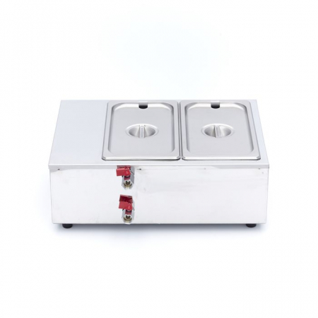 Topitor ciocolata inox cu 2 tavi GN 1/3, control digital [6]