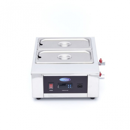 Topitor ciocolata inox cu 2 tavi GN 1/3, control digital [7]