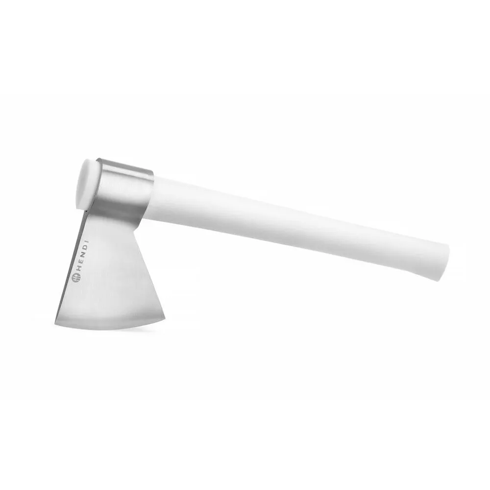 Bucatarie calda - Topor de macelarie, 450 mm, maner alb, pentru carne