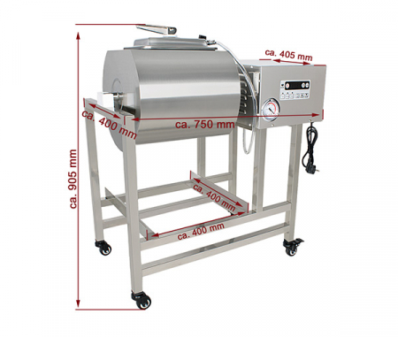 Tumbler cu vacuum pentru marinat si fragezit carne 20 kg, 230V, FTB-38 [2]
