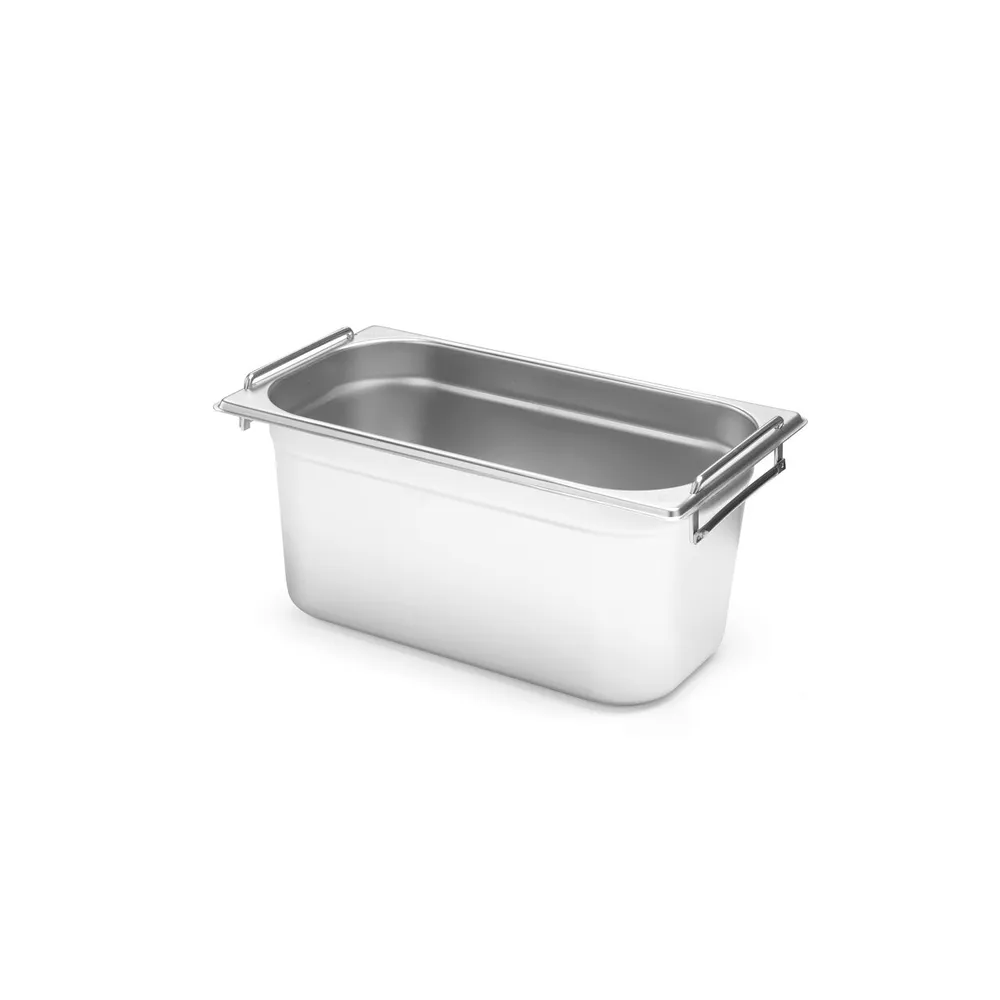 Cuve inox - Vascheta Gastronorm GN 1/3, inox, cu manere, 5.7L, h150mm