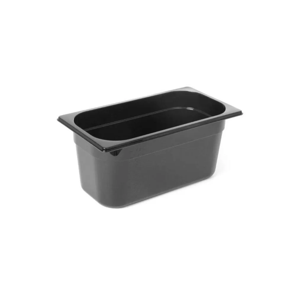 Cuve policarbonat - Vascheta gastronorm GN 1/3, policarbonat negru, 5.7 litri