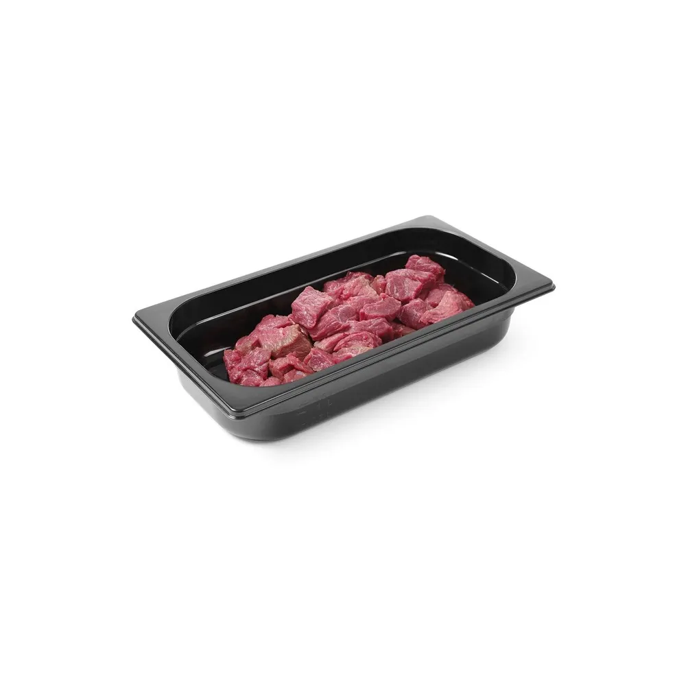 Vascheta gastronorm GN 1/3, policarbonat negru, 7.8 litri [0]