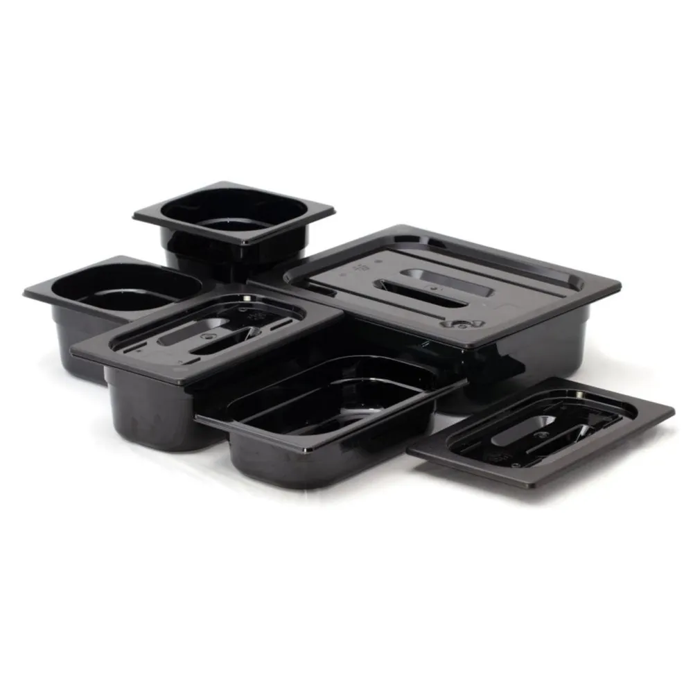 Vascheta gastronorm GN 1/3, policarbonat negru, 7.8 litri [1]