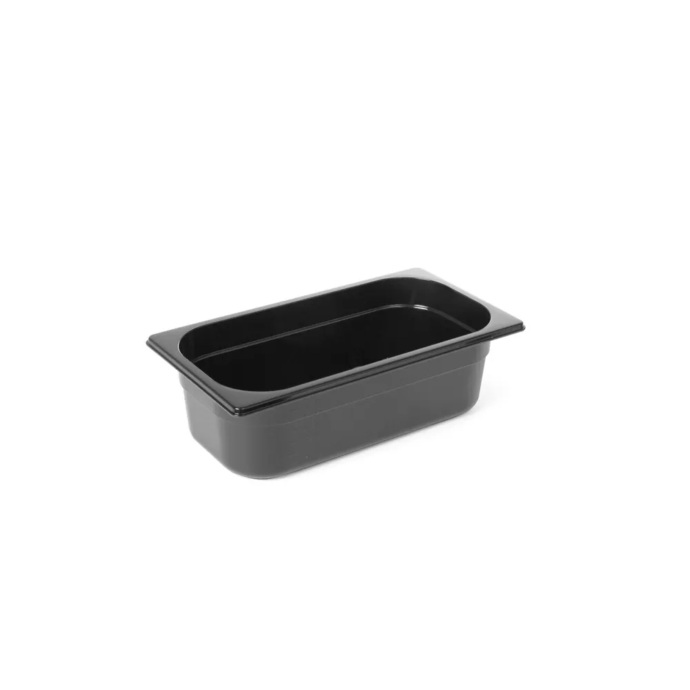 Cuve policarbonat - Vascheta gastronorm GN 1/4, policarbonat negru, 1.8 litri