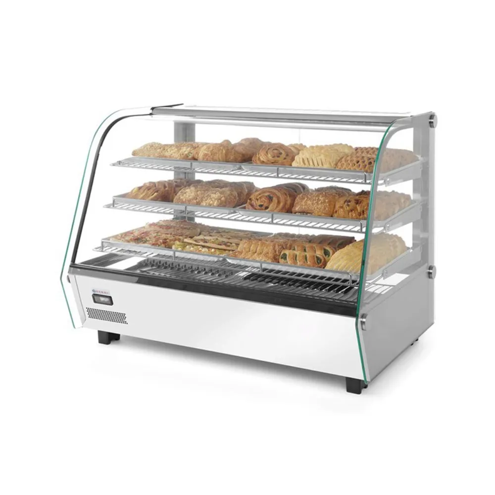 Vitrina calda 160L, 3 nivele, 1500W, afisaj temperatura [1]