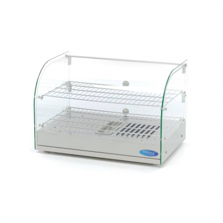 Vitrina calda de banc cu 2 nivele, 550 mm, 45 litri, 230V, 0,8 kW [3]