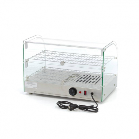 Vitrina calda de banc cu 2 nivele, 550 mm, 45 litri, 230V, 0,8 kW [2]
