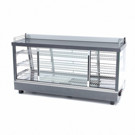 Vitrina calda de banc cu 3 nivele, 1215 mm, 186 litri, 230V, 1,8 kW [2]