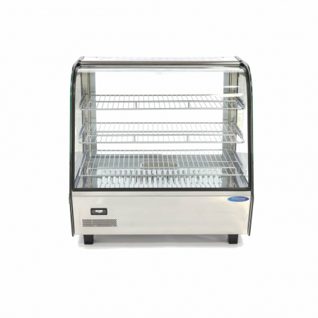 Vitrine calde patiserie - Vitrina calda de banc cu 3 nivele, 678 mm, 120 litri, 230V, 1,1 kW