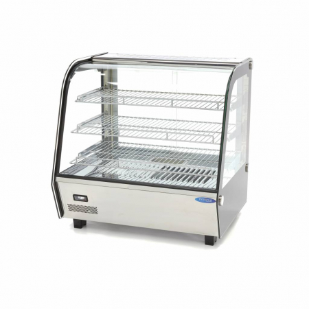 Vitrina calda de banc cu 3 nivele, 678 mm, 120 litri, 230V, 1,1 kW [1]