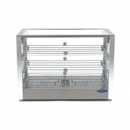 Vitrina calda de banc cu 3 nivele, 700 mm, 115 litri, 230V, 0,8 kW [7]