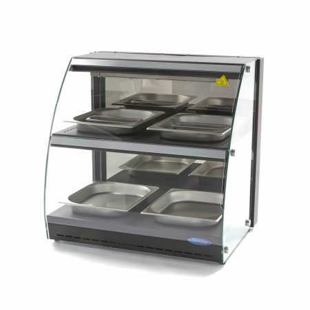 Vitrina calda inchisa 4xGN1/2, 2 rafturi, 230V, 0,56 kW [15]