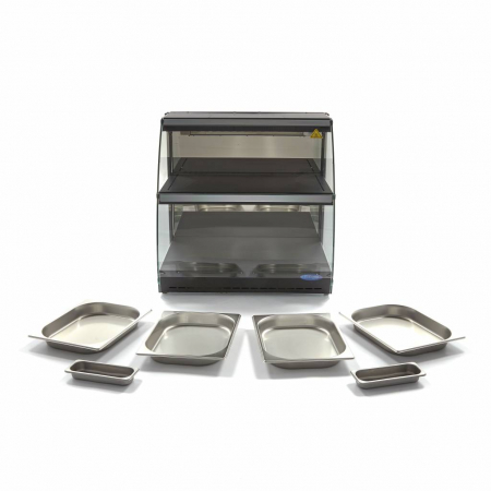 Vitrina calda inchisa 4xGN1/2, 2 rafturi, 230V, 0,56 kW [12]