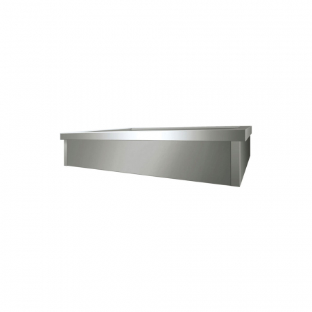 Vitrine calde patiserie - Vitrină caldă încorporabilă bain-marie tip bazin 4xGN1/1, +30°C +90°C, VBC411