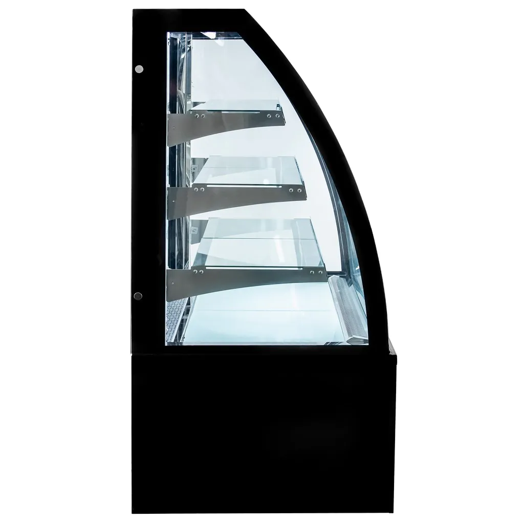 Vitrina cofetarie 300 litri CLARA S90 neagra [1]