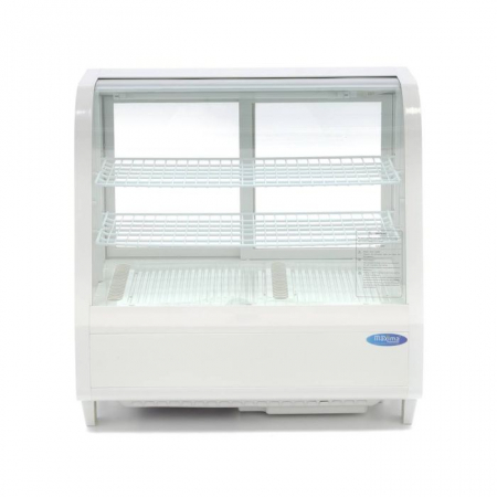 Vitrina frigorifica 100 litri alba 68cm cu usa glisanta spate [2]