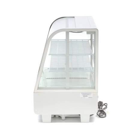 Vitrina frigorifica 100 litri alba 68cm cu usa glisanta spate [1]