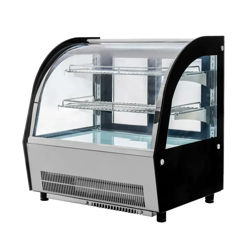 Vitrine frigorifice cofetarie - Vitrina frigorifica 110 litri CLARA MINI S66 Inox