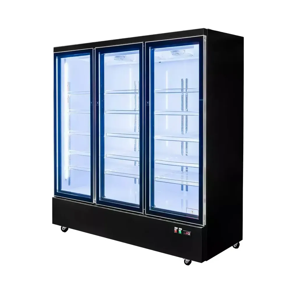 Vitrine frigorifice verticale - Vitrina frigorifica 3 usi, 1480L, iluminare LED